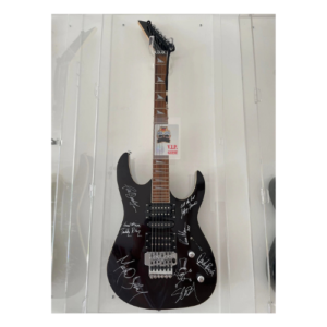 Michael Jackson & Slash Signed Rickenbacker Guitar Played on MJ's Album – COA Included