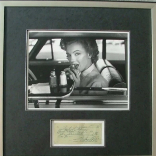 The Rarest Marilyn Monroe Signature Ever – Signed on Her Birthday PSA/DNA Authenticated